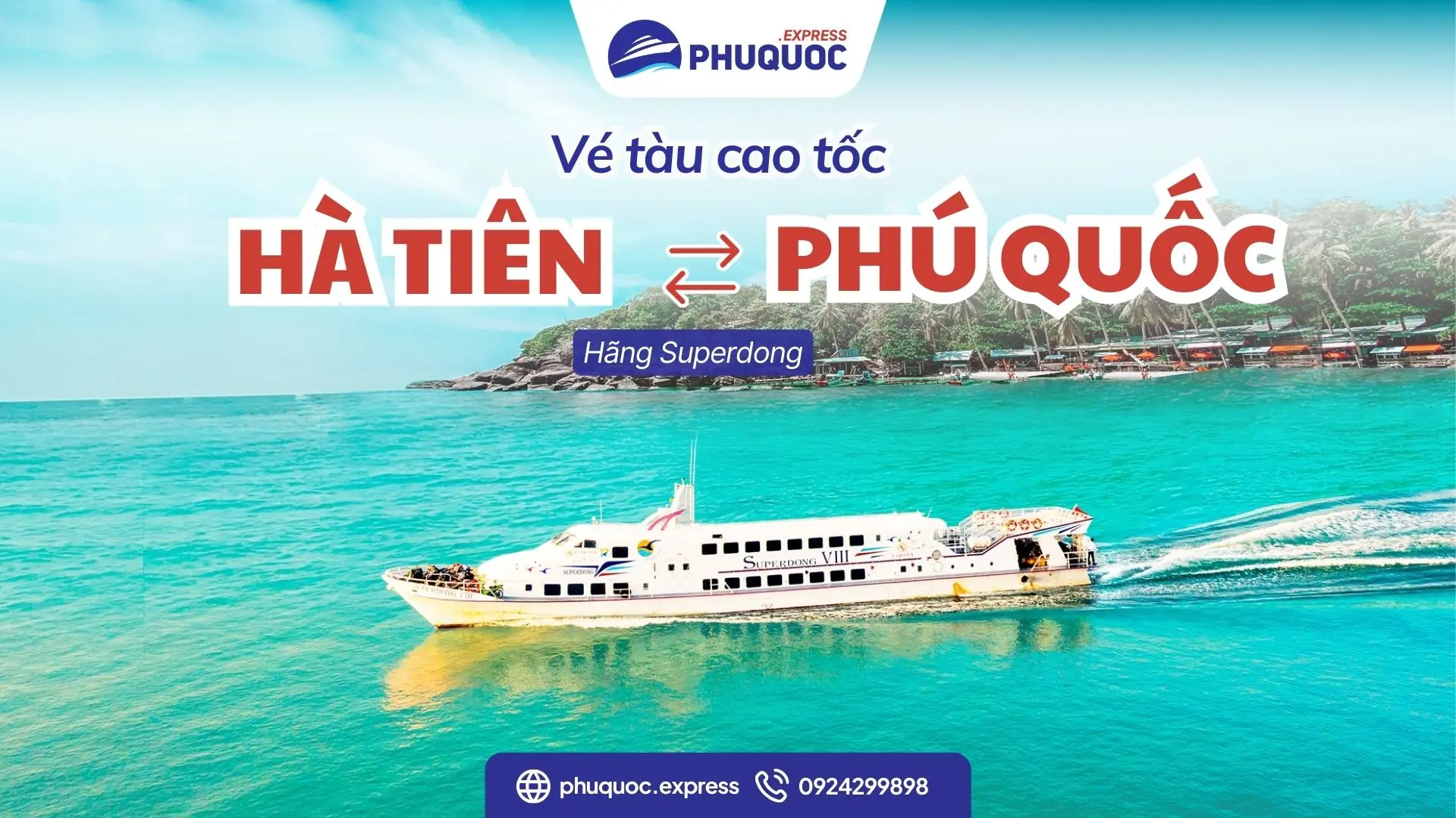 Vé tàu Hà Tiên Phú Quốc Superdong: Giá vé & lịch tàu